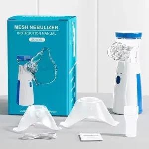 Portable Mesh Nebulizer, Effective for Cough, Asthma Silent and Compact Nebulizer Machine for Adult and Kids, Wireless Vaporizer Machine
