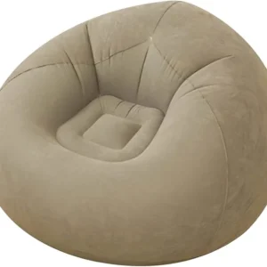 Air Chair Sofa – Spherical Blue Blow-Up Lounger for Adults & Kids | Soft Plush Gaming Seat for Indoor, Outdoor, Camping, Garden | Portable, Stylish & Comfortable