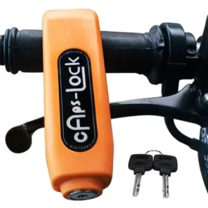 Heavy Duty Bike Brake Keypad Lock- Locking System By Holding Handle Bar With Brake Lever For All Bikes & Scooters (Multicolor)