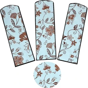 Waterproof & Dustproof Three Blade Ceiling Fan Cover with attachable Enclosure Set of 1 Fan Cover